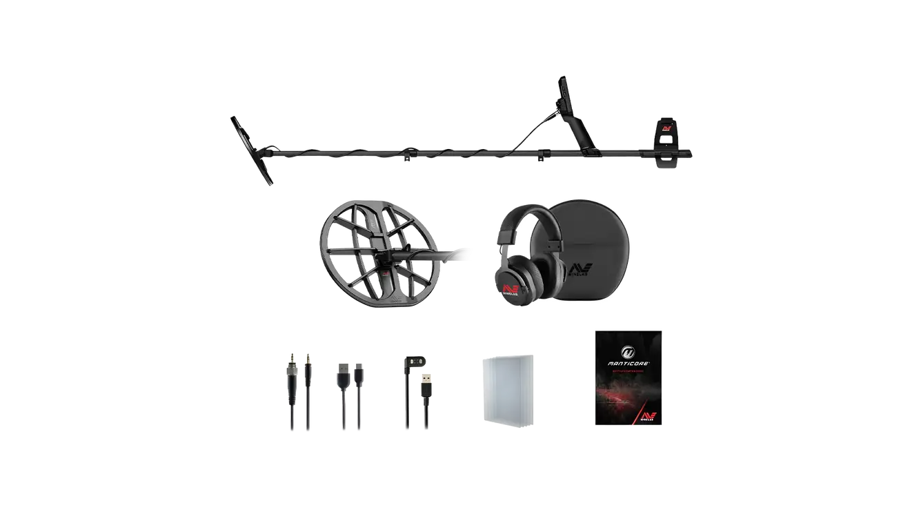What's in the box — Minelab Manticore
